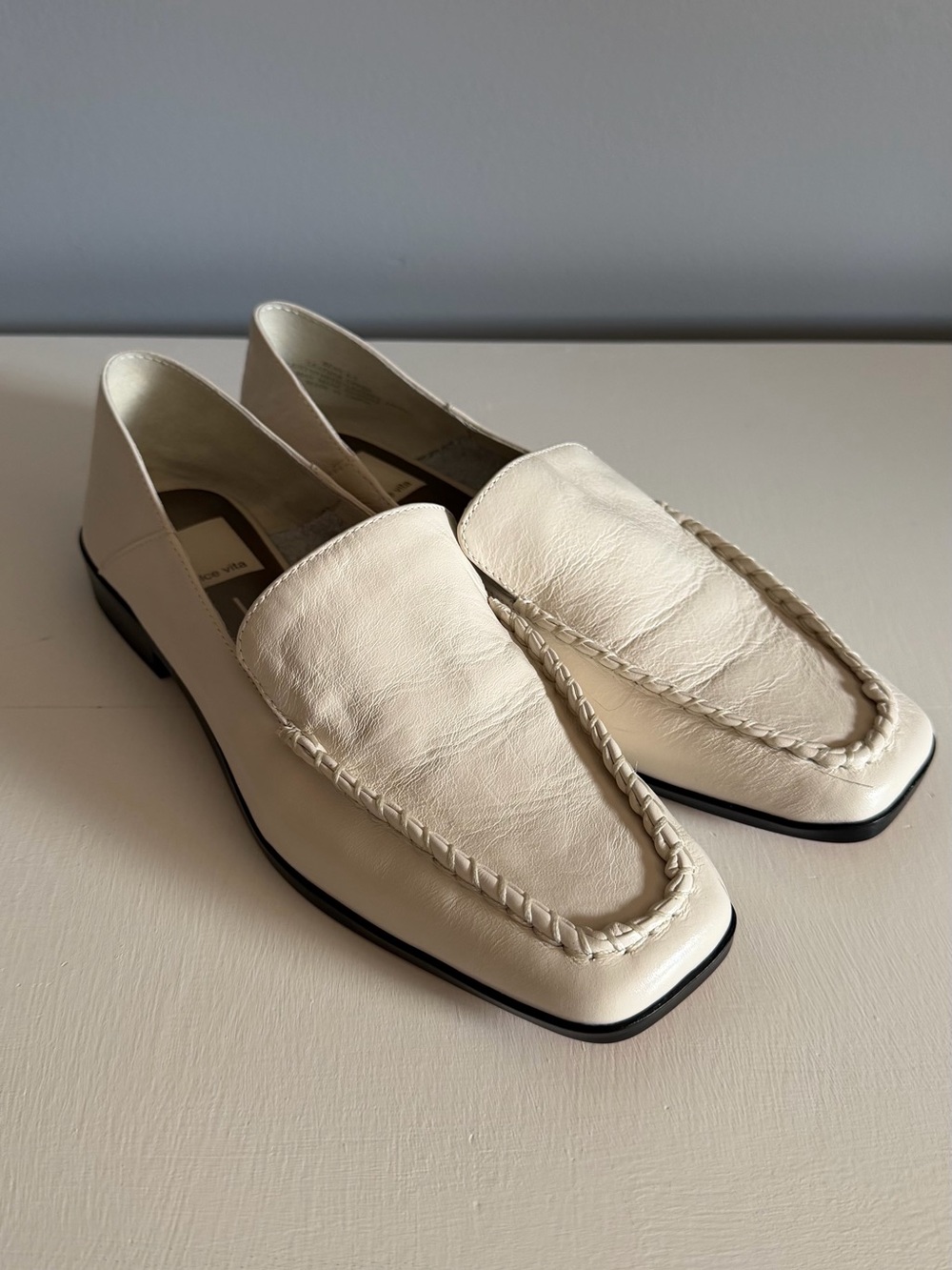 Dolce Vita Beny Ivory Crinkle Patent